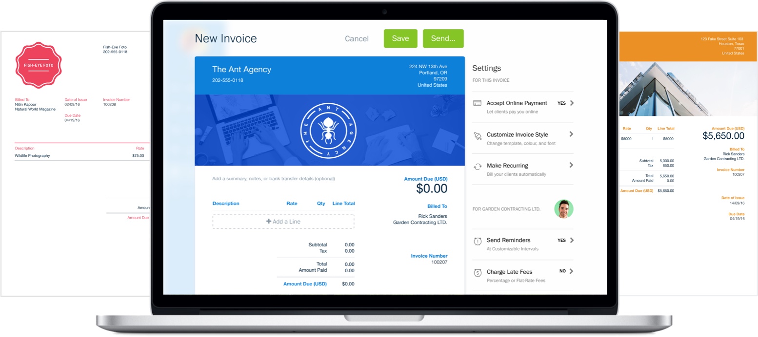 Create and Customize Professional Invoices