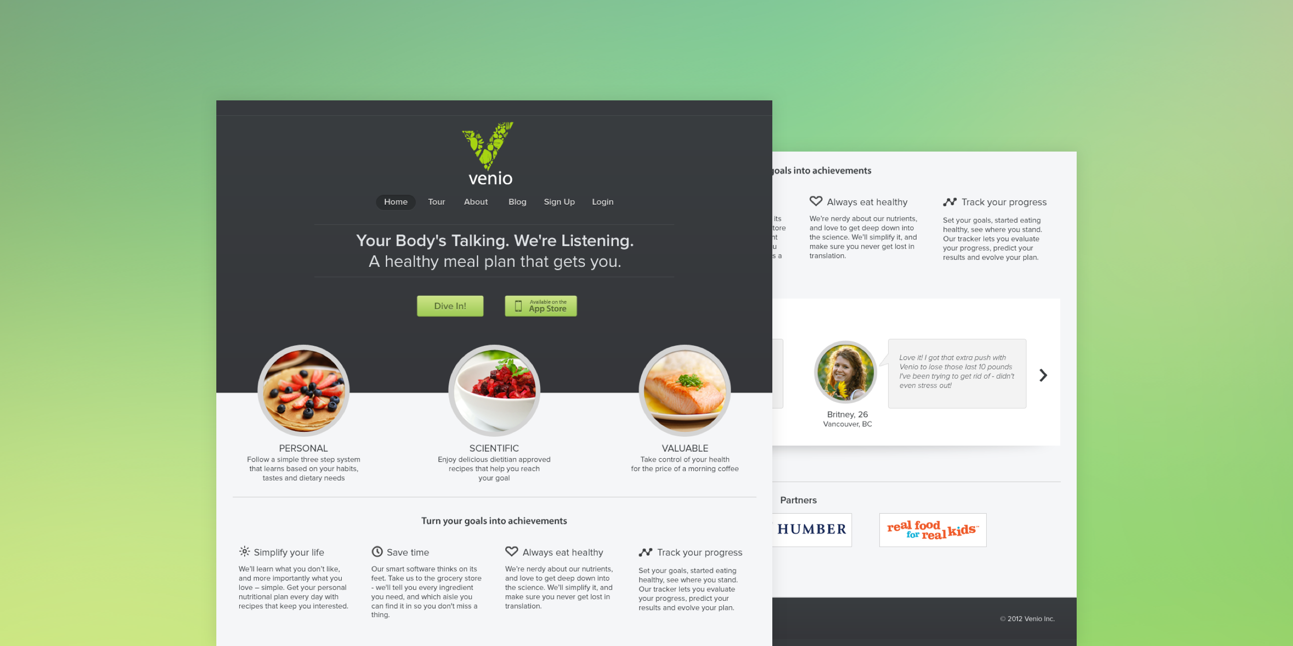Venio Health - Website Landing Page